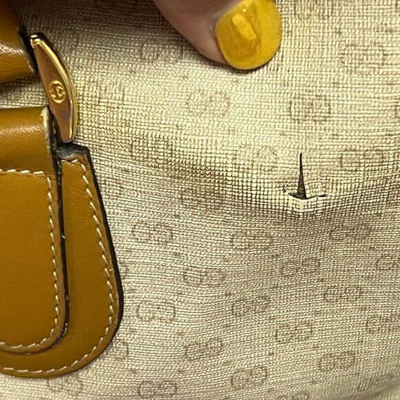 Gucci Bowling Bag Tan top handle/ Pricing to sell - Picture 9 of 16